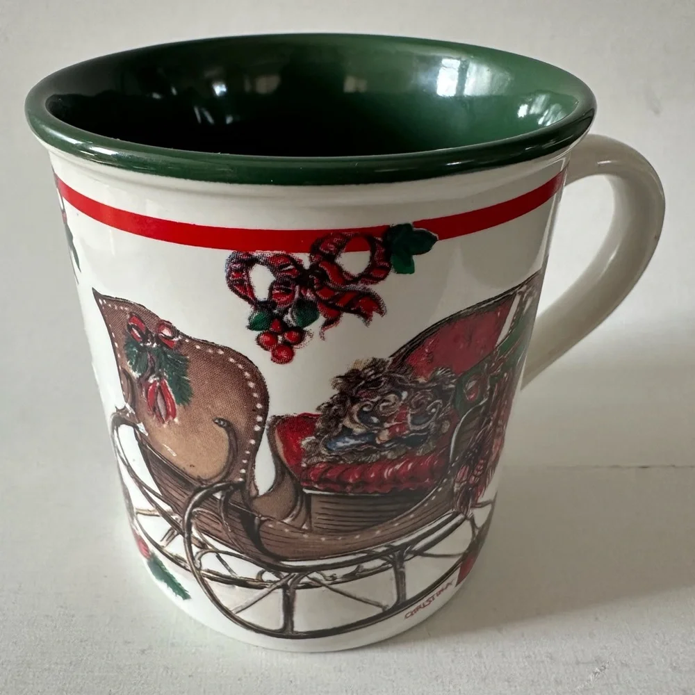 Vintage coffee mugs Potpourri Press TRIUMPHANT